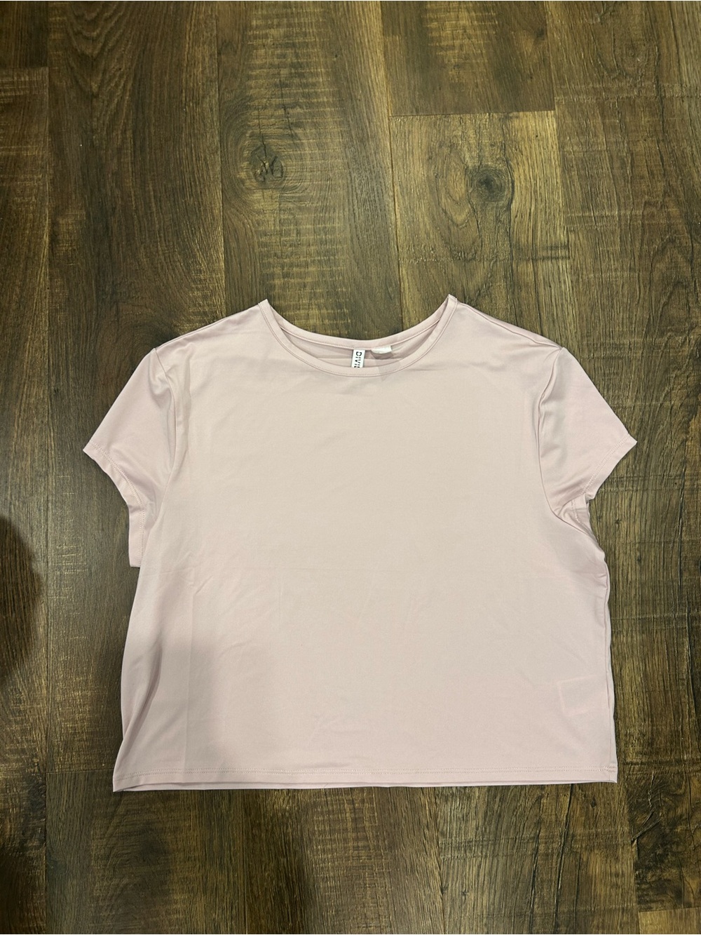 H&M Pale Blush Short Sleeve Tee